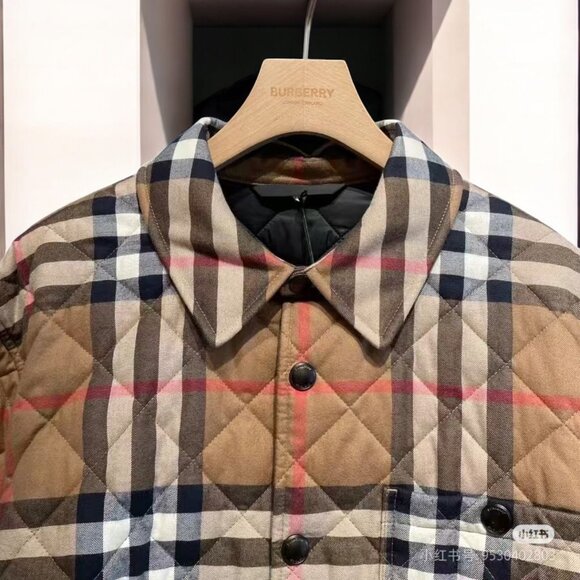 NWT Burberry QUILTED CHECKERED JACKET - Picture 5 of 5